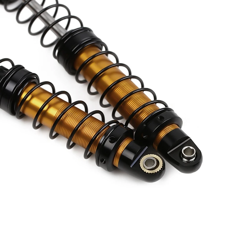 

4PCS 80mm Oil Adjustable Metal Hydraulic Shock Absorber Damper for 1/10 Climbing Car TRX4 SCX10 90046