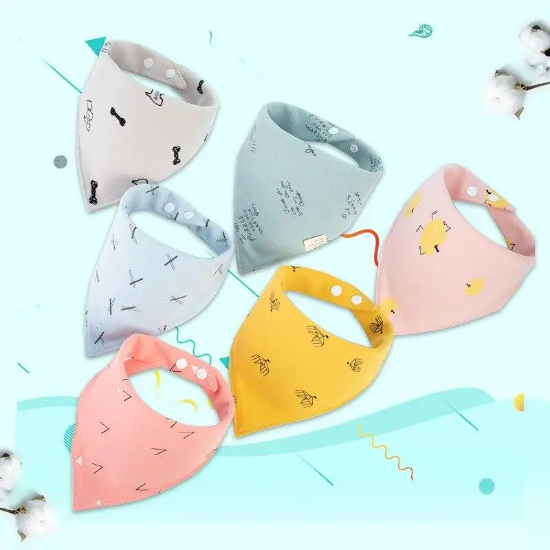 

Baby Bandana Bibs Cotton Infant Feeding Saliva Towel Dribble Triangle Kids Unisex Newborn Slabber Absorbent Cloth Baby Accessory