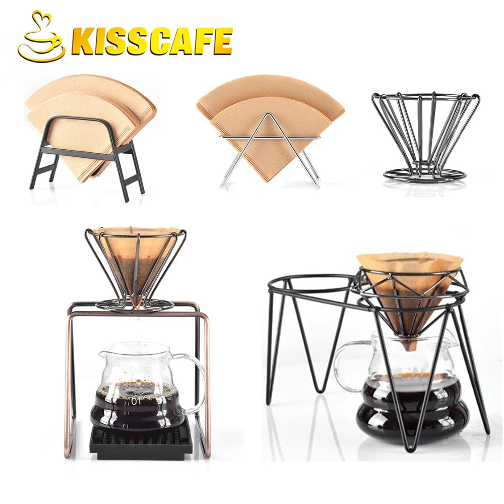 Leaves Filter Holder Stand Rack Coffee Filter Baskets Perman