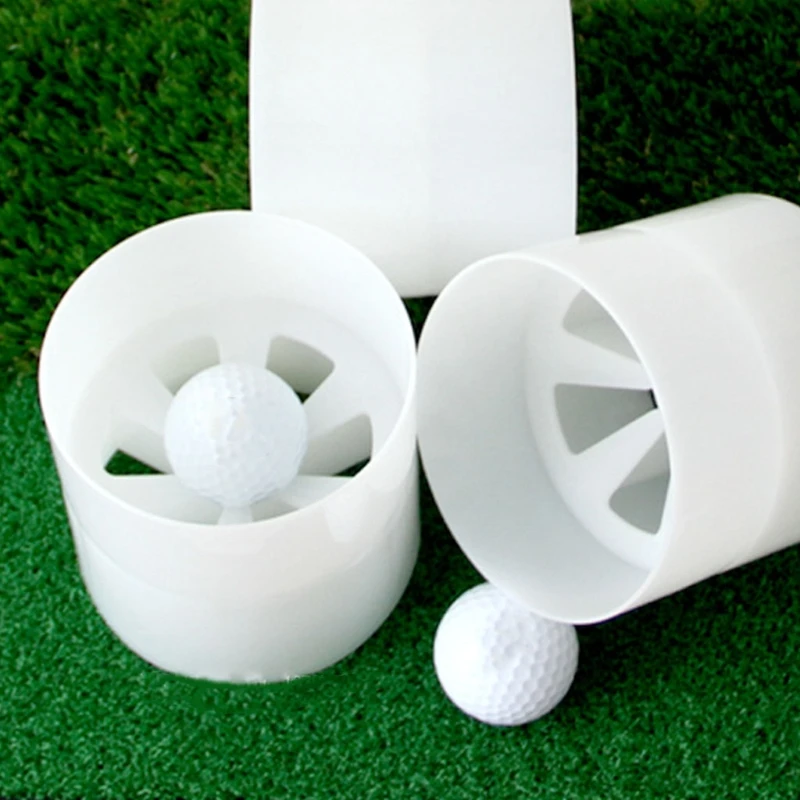 

Golf Putting Green Hole Practice Cup Flagpole Hole Protect Green Hole Training Aids for Practice Stick Golf in Garden