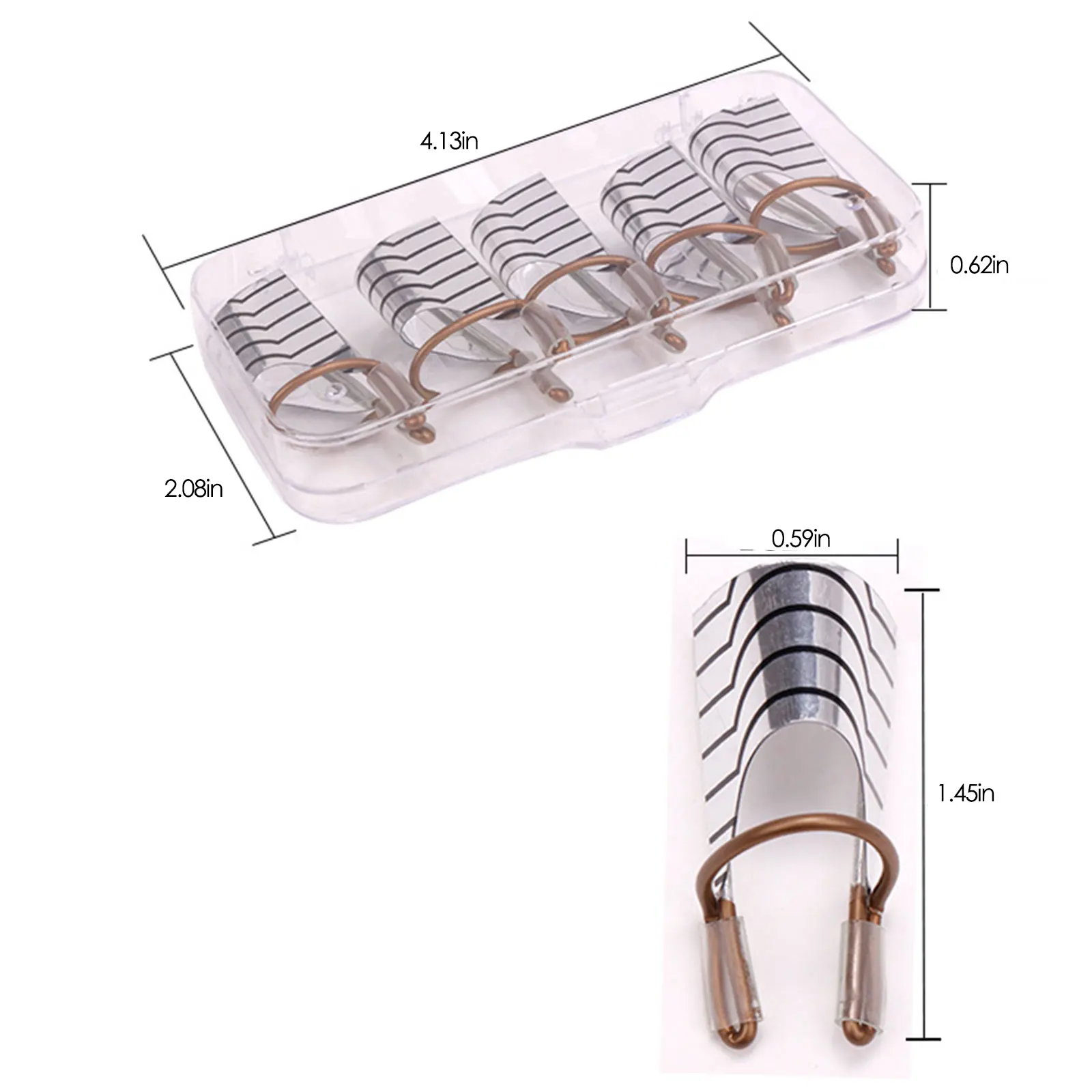 

5PCS Professional Nail Art C Curved Guide Forms Reusable UV Gel Tool Acrylic French Tips Extension Builder Manicure Accessories