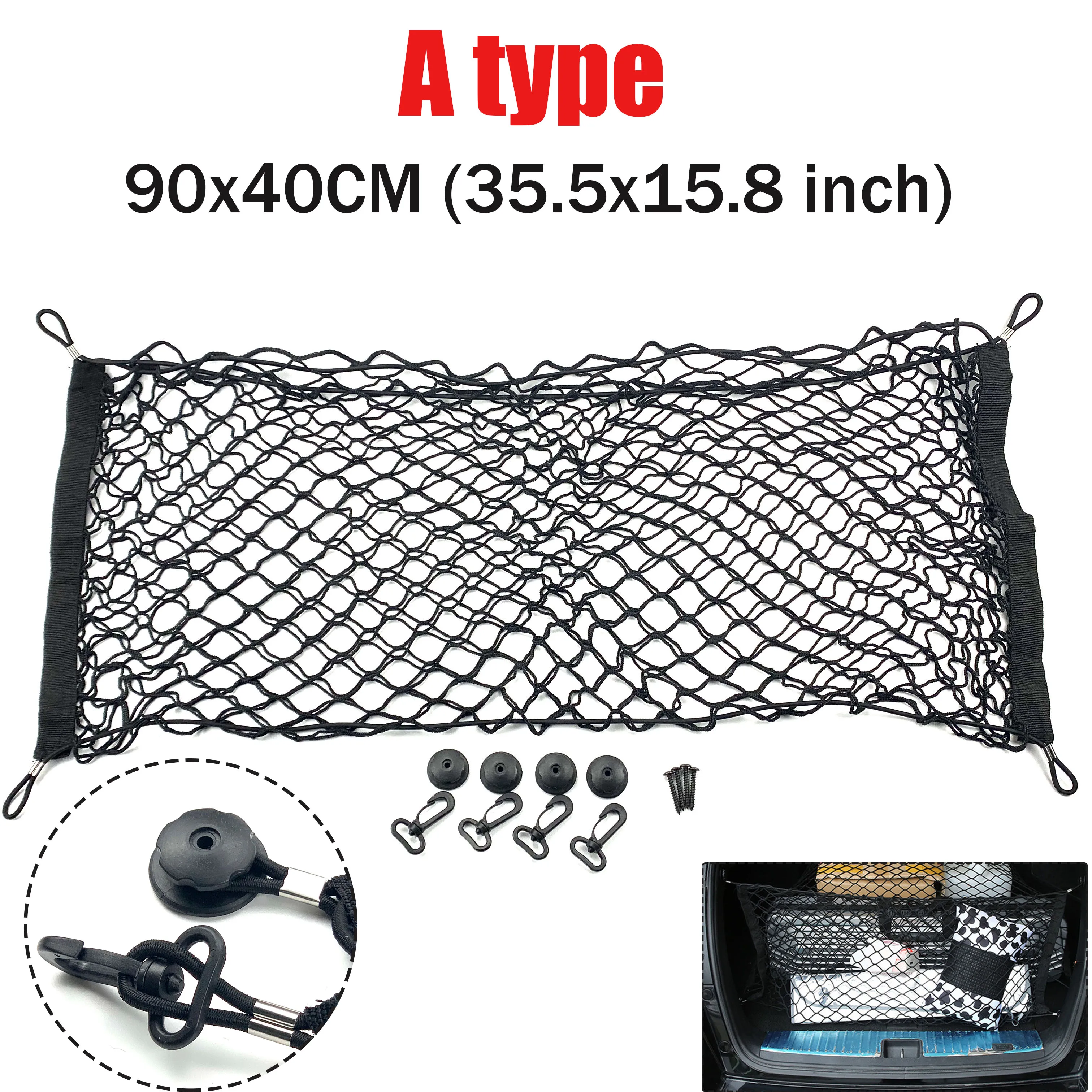 

Car Trunk Cargo Net Luggage Mesh For Volkswagen / Porsche / Audi / Skoda / SEAT / MAN / LADA /DACIA UAZ/ Citroen DS Peugeot