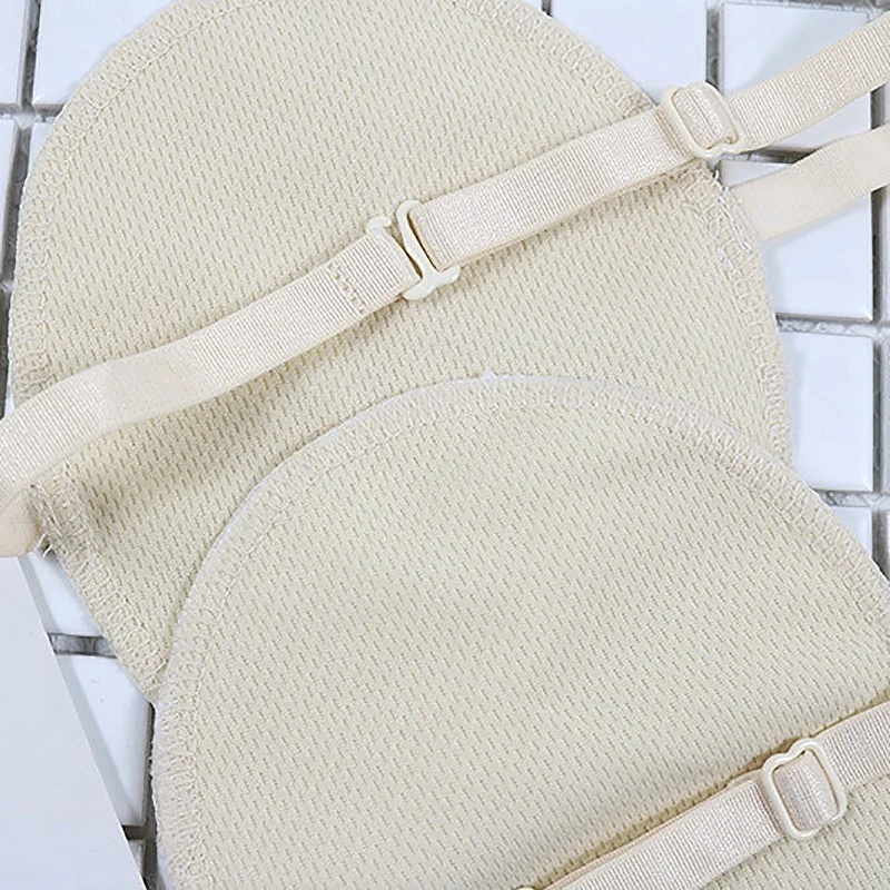 

1 Pair Underarm Sweat Shield Pad Washable Armpit Sweat Absorbing Guards Shoulder Strap Reusable Underarm Sweat Pad Summer Sweat