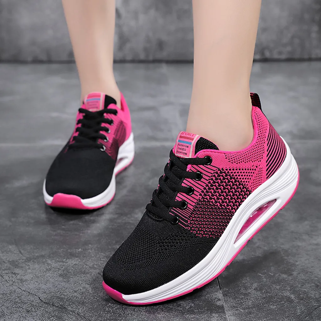 2020 светильник кроссовки для бега женские дышащие zapatos de mujer резина высокое