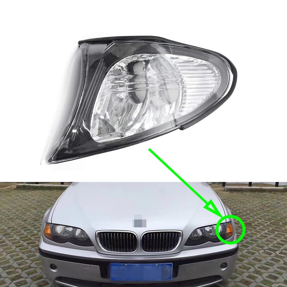 

Front Corner Lamps For BMW 3-Series E46 325i 325xi 330i 4DR 2002~2005 Car Parking Lamps Auto Signal Indicator Corner Light