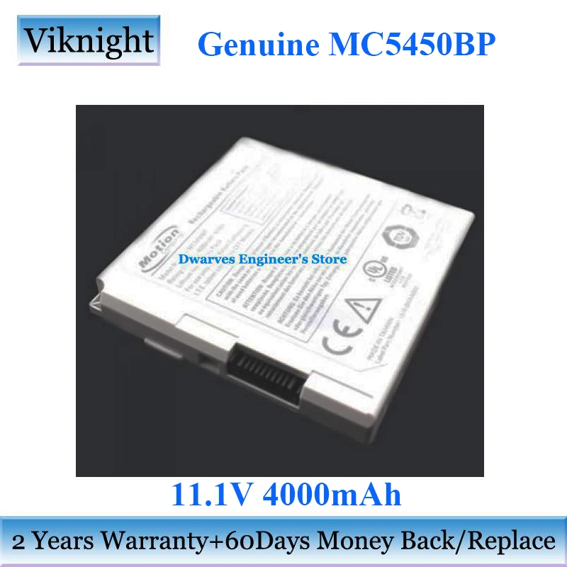 

Подлинная батарея для ноутбука MC5450BP для Motion M8972 MC-C5 MC-C5V CFT-001 C5 F5 F5V Series MC5450BP, аккумулятор для планшета 4000 мАч
