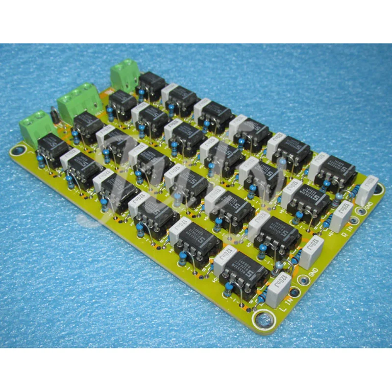 

12W+12W NE5532 ultra-low distortion power amplifier board, 8Ω output, current amplification output LG86