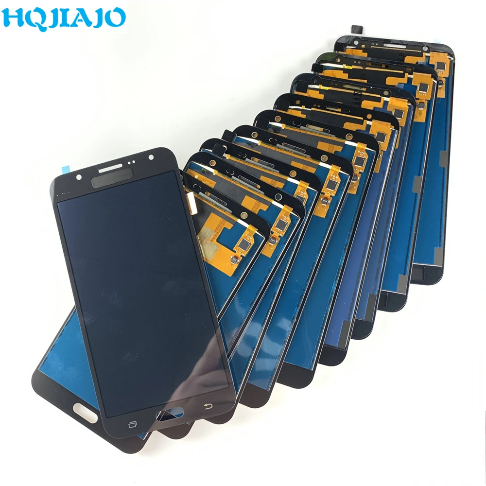 ЖК дисплей с дигитайзером сенсорного экрана для Samsung Galaxy J700 J7 2015 J700H J700M J700T 10