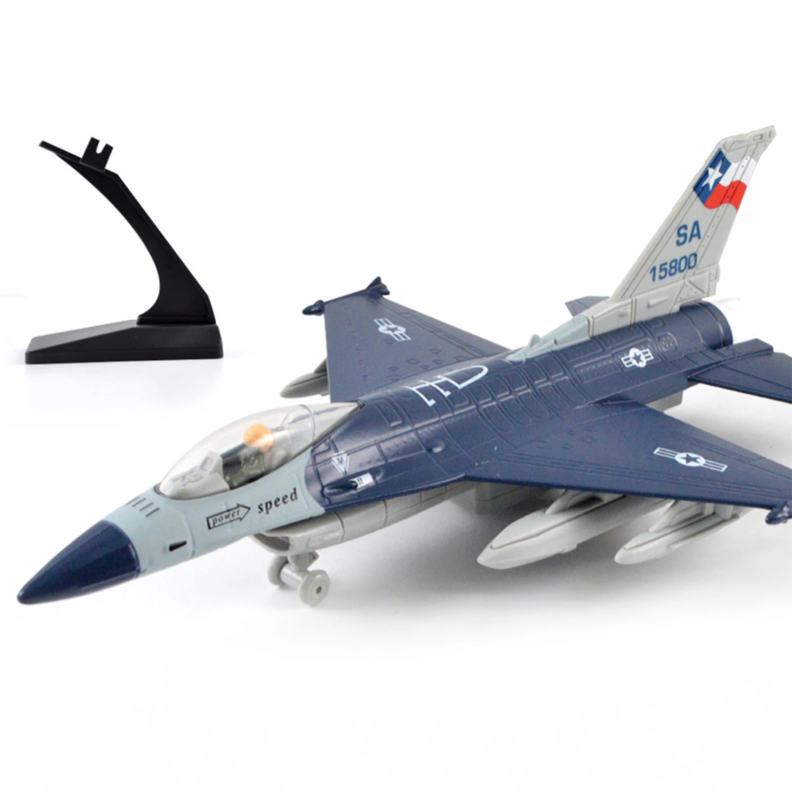 

Fighter Airplane Model Airliner Aircraft Collection Toy with Music LED Light