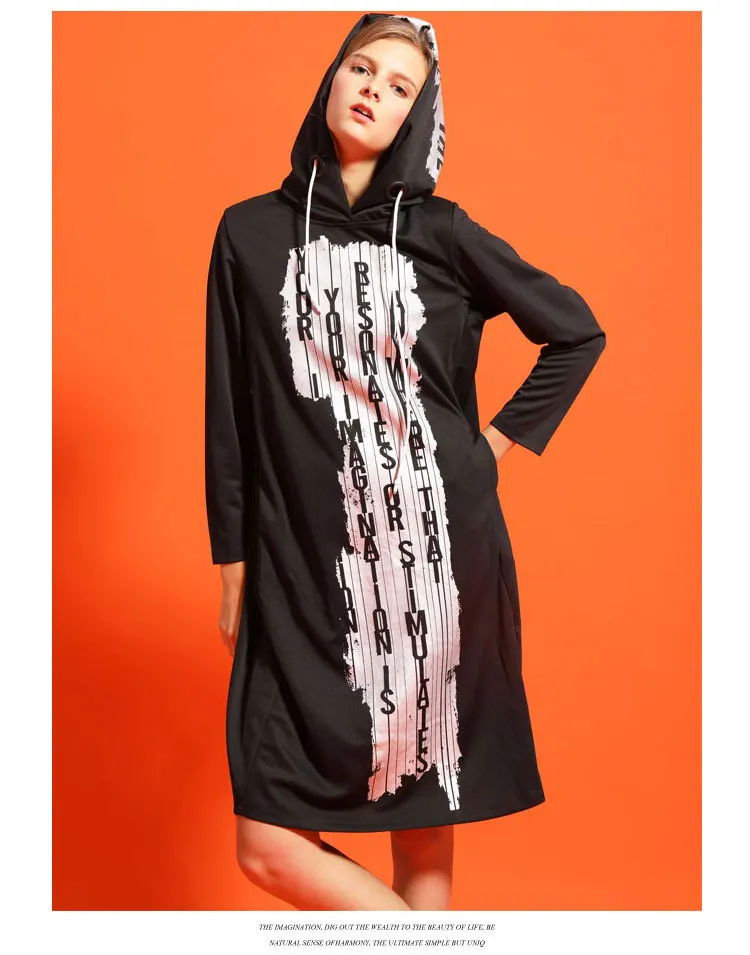Max LuLu модные корейские женские осенние фитнес уличные женские с капюшоном Элегантные платья винтажные Длинные Рукава vestidos