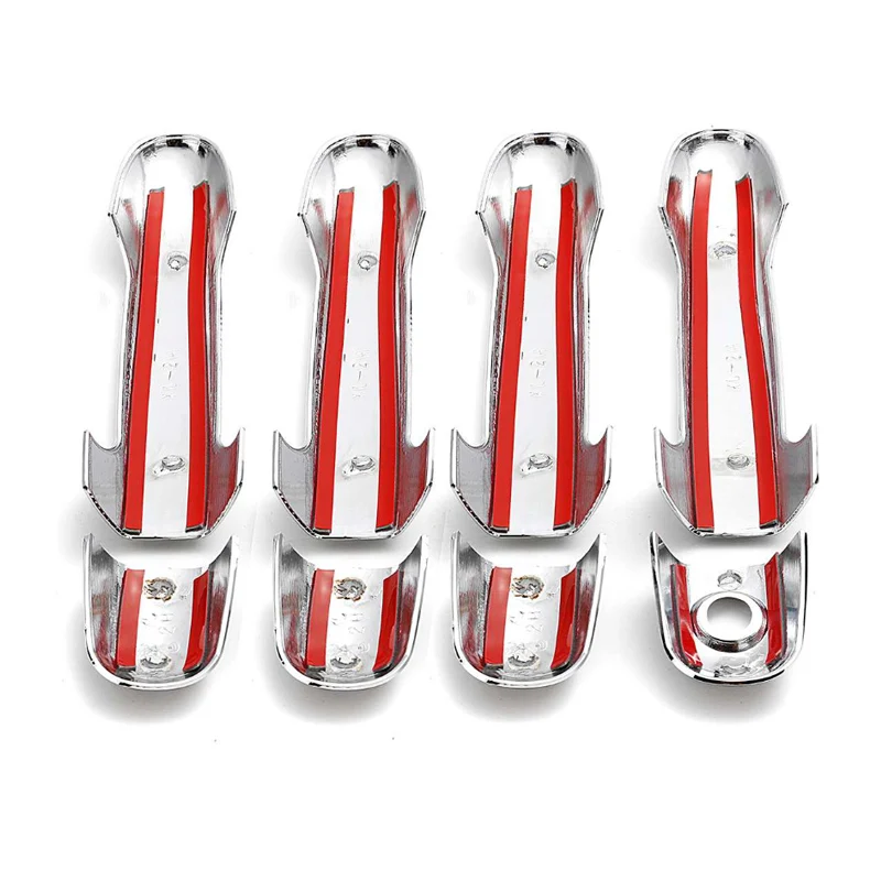 For Peugeot 308 T9 SW GT 2014~2019 Chrome Exterior Door Handle Cover Car Accessories Stickers Trim Set 2015 2016 2017 2018 | Автомобили и