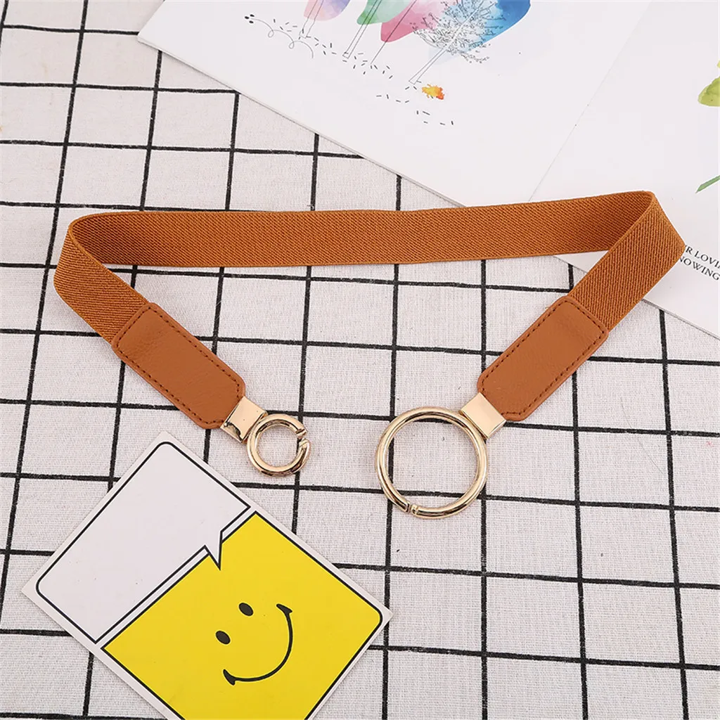 Женский модный трендовый ремень узкие эластичные ремни для платьев тонкий