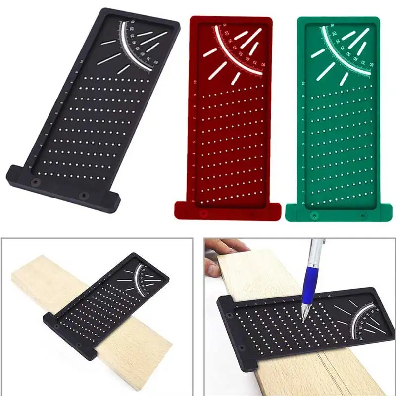 Деревообрабатывающий скребок 172 мм Т-образная линейка с отверстием для