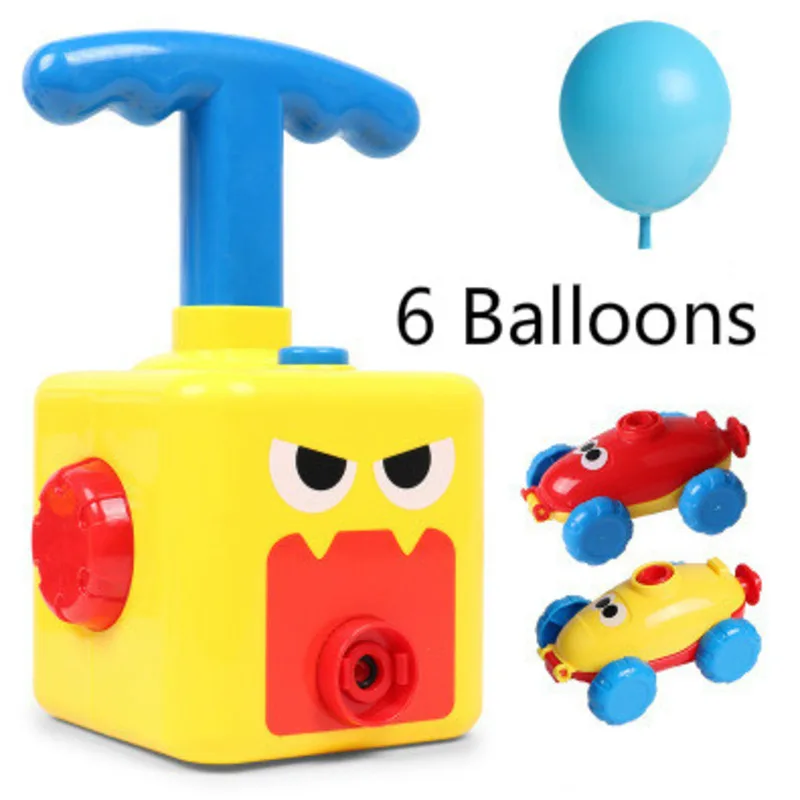

New Balloon Launcher Flying Inertial Power Balloon Car Toys Balloon Toys Christmas New Year Gifts For Kids
