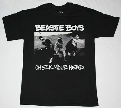 

NEW POPULAR BEASTIE BOYS CHECK YOUR HEAD'92 NEW BLACK T-SHIRT
