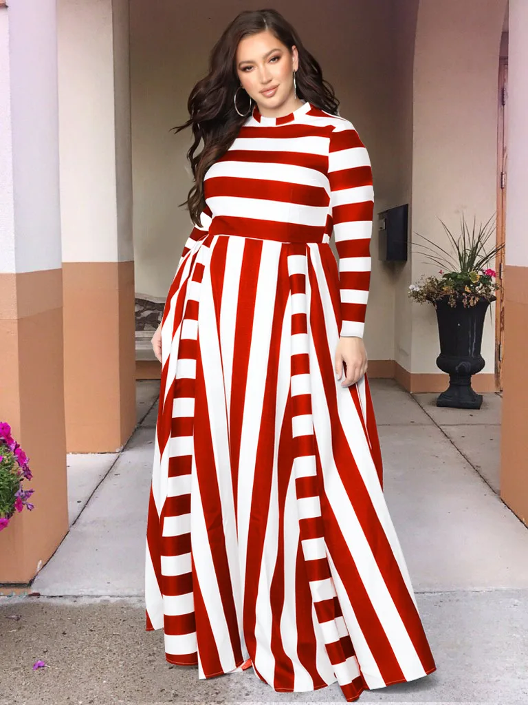 По сравнению с Размеры d Женское Платье макси длинным рукавом Пол Длина