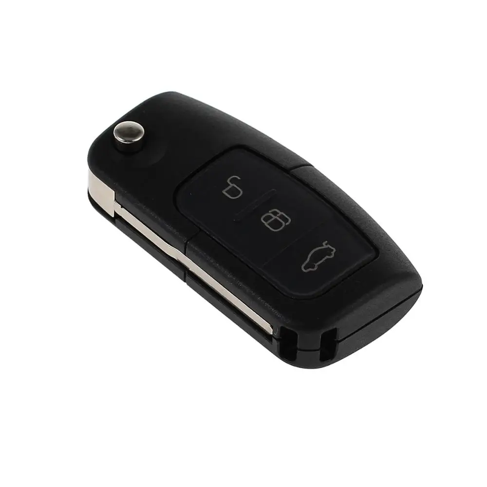 Дистанционный ключ jutech с плоским лезвием электроника 3 кнопки для Ford Focus Mondeo Fiesta S