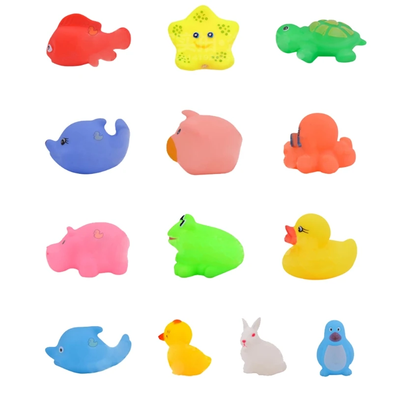 

Kids Shower Bathtub Cute Pinch Toys Baby Shower Sound Toys Bathtub Kids Play Water Games Tool Kids Bathing Supplies J60B