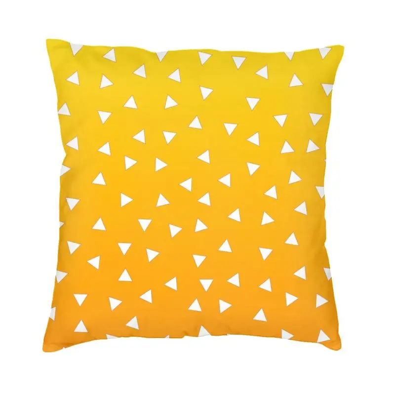 

Модные наволочки Zenitsu для подушек, рассекающие демонов 50x50 см, полиэстер, манга кинетсу, подушка, чехол для дивана, стула, квадратная подушка, ...