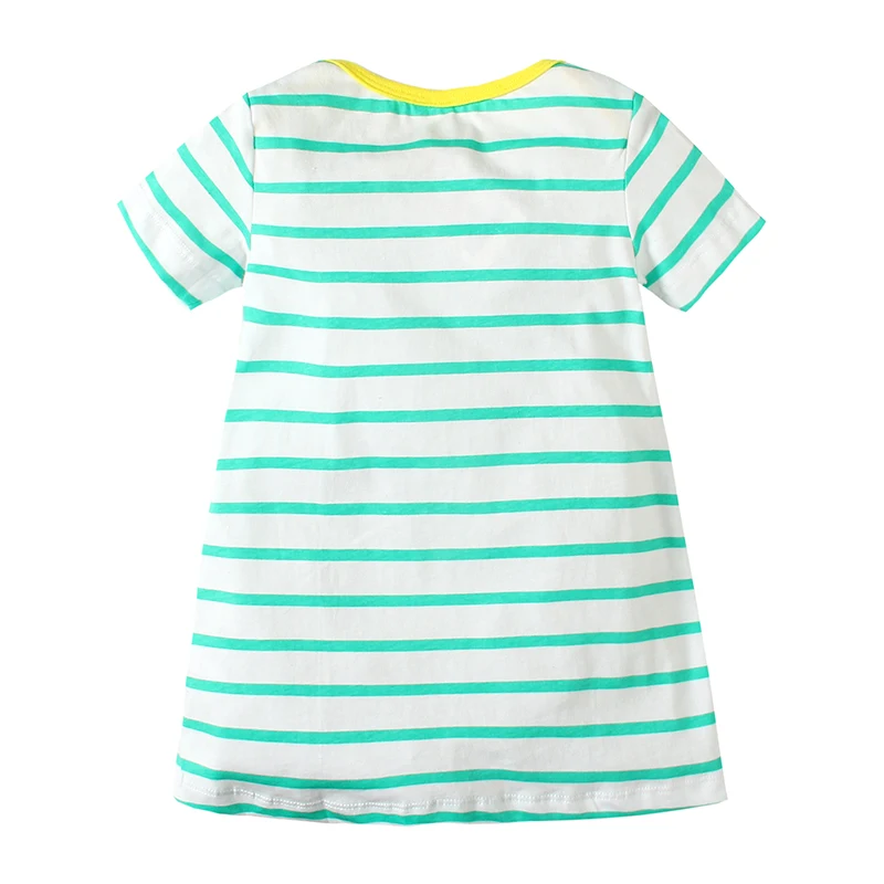 Детское Хлопковое платье в полоску на возраст 1-6 лет | Детская одежда и обувь