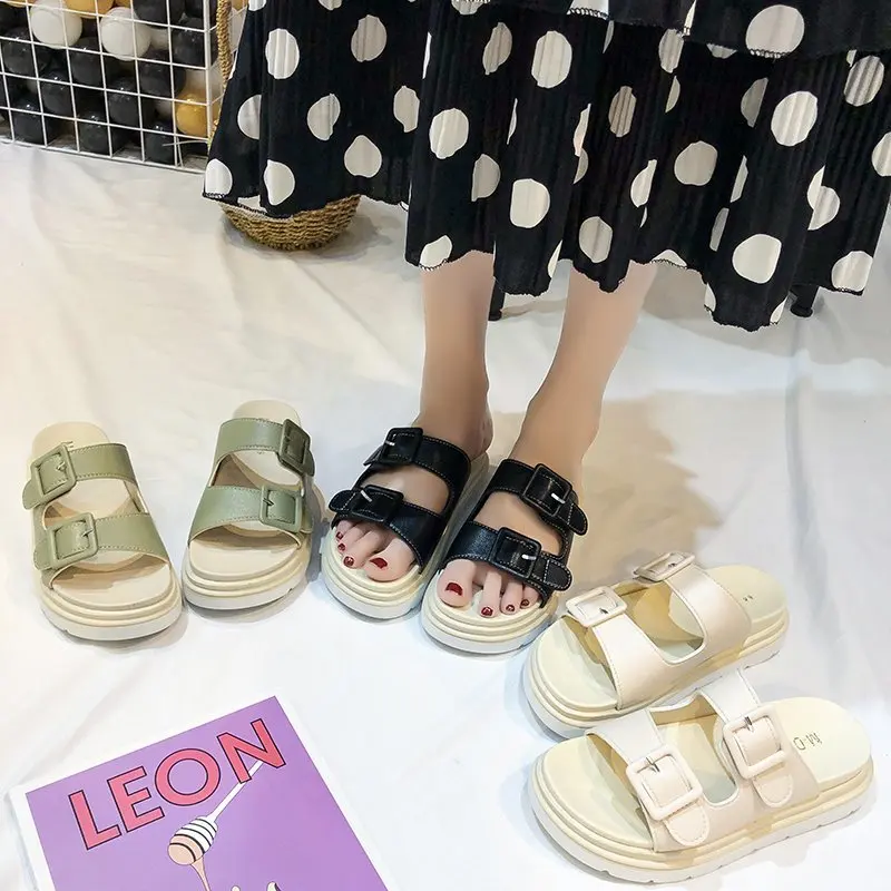 

Platform Slippers Women House Slippers Summer Woman Flats Casual Shoes Outdoor Female Buty Damskie Dropshipping Zapatos Mujer