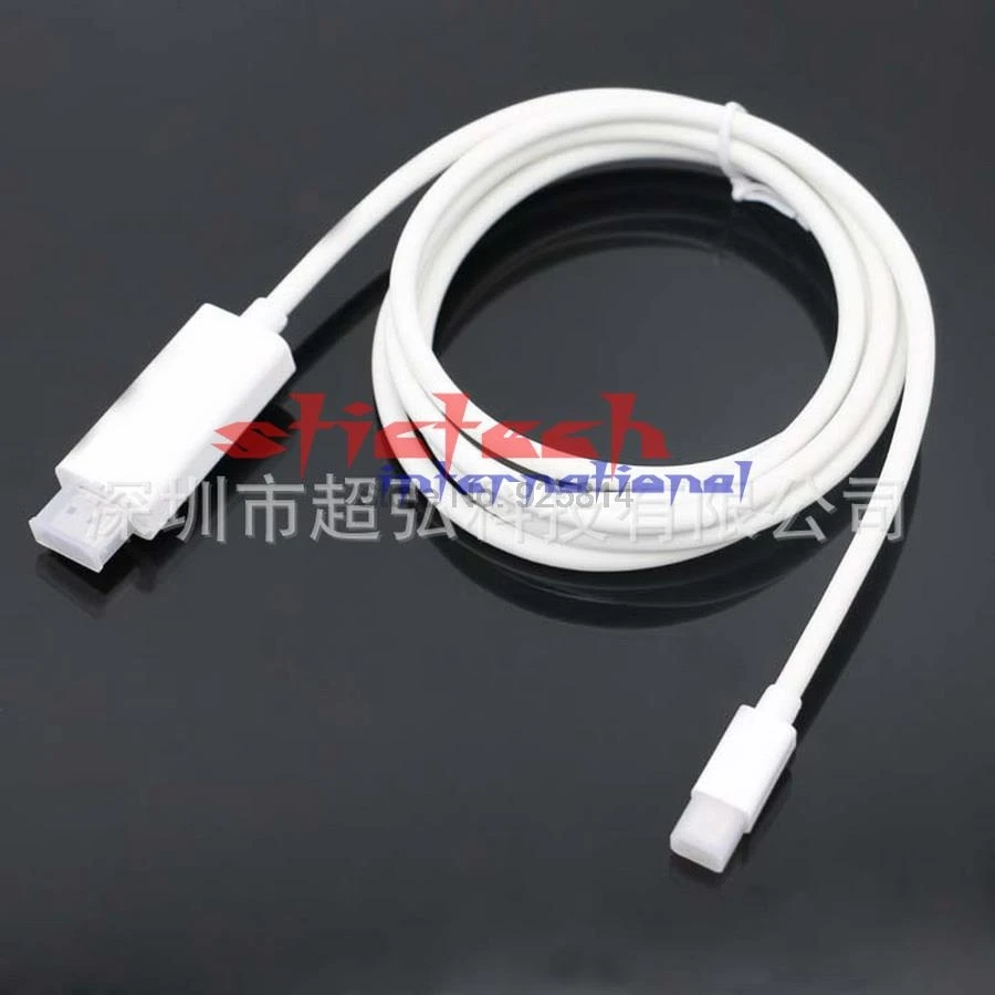 Через dhl или ems 50 шт. 1 8 м Mini DisplayPort Display Port mini DP Male to HDMI конвертер кабель для Apple Mac|mini