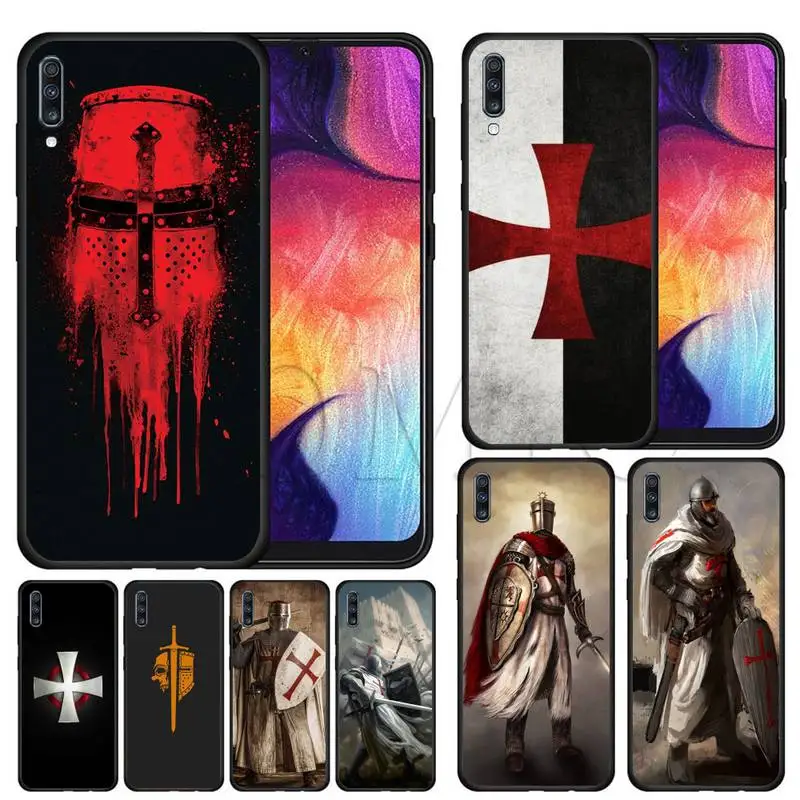 

Knight Templar Phone Case For Redmi Note 4 5 5A 6 7 8 8T 9 10 4G Pro Luxury Soft Silicone Cover Fundas Coque