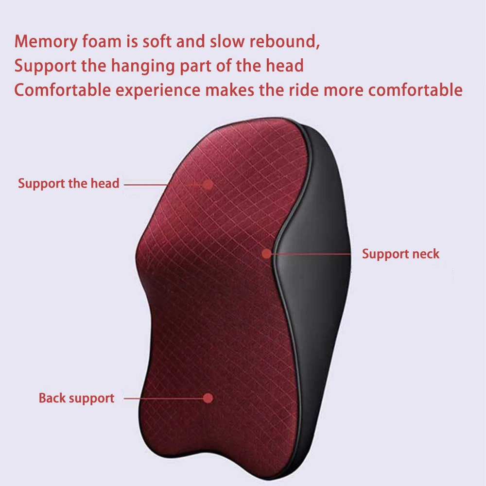 Автомобильная подушка для шеи большого размера поддержки поясницы наволочка