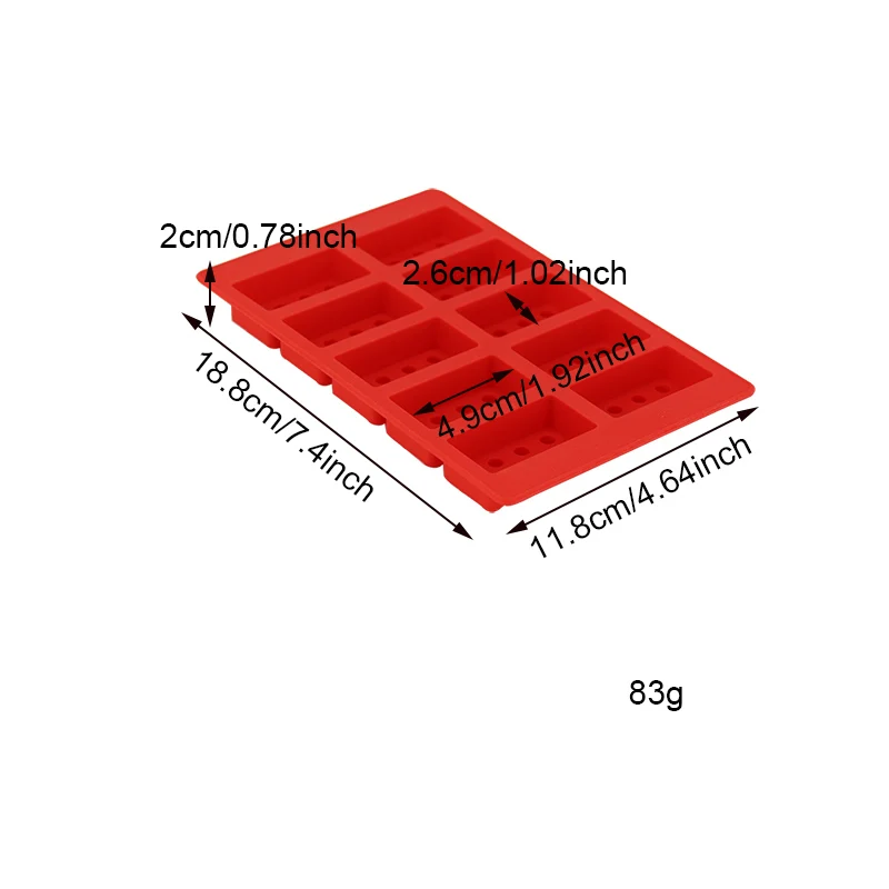 10 отверстий поднос кубика льда силиконовые Lego кирпичных блоков в форме