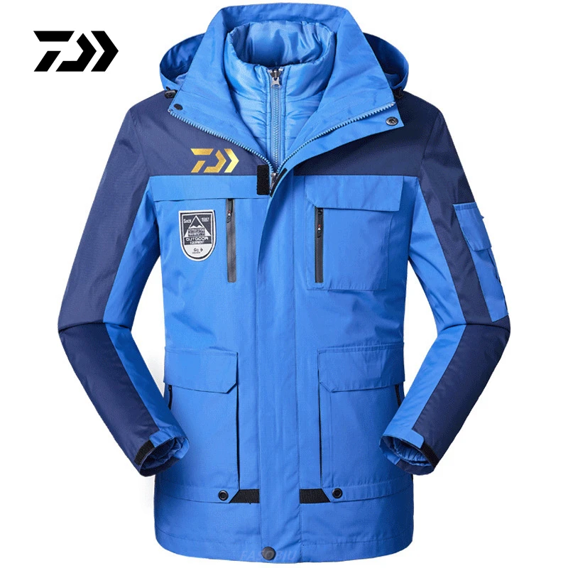

Daiwa Men's Outdoor Sports Fishing Jacket Warm Down Mountaineering Ski Suit fishing Jacket