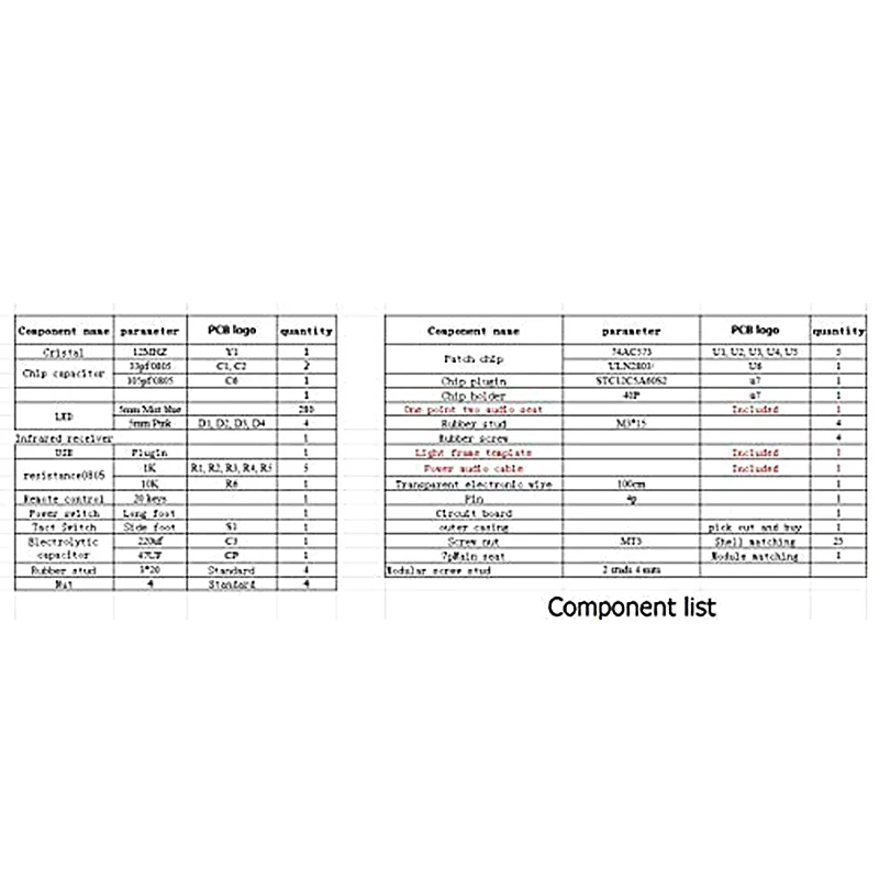Светильник для пайки колонны цилиндрический набор звукового спектра DIY Набор