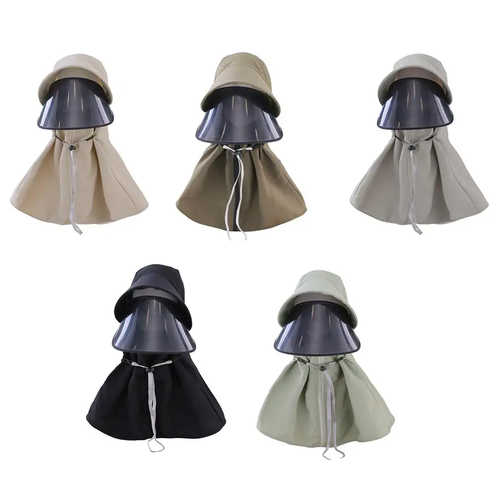 

Face Shield Windproof Hat UV-proof Protective Hat Casual Sun Hat With 2 Face Shields For Men Women Outdoor Sports Hiking Cycling