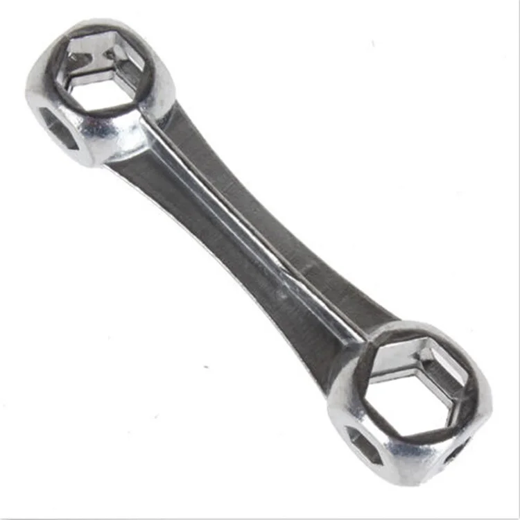 

Bone Shape Hexagon Wrench Spanner 10 Holes Size 6-15mm 10 in 1 Galvanized Steel Hexagon Wrench Durable Bicycle Bike Repair Tool