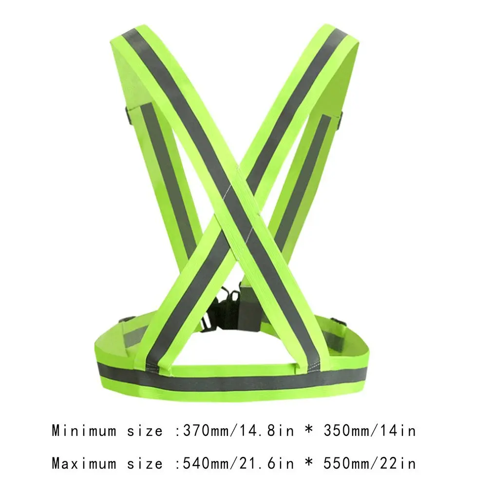 

Bicycle Riding Night Running Light Vest Light Led Fiber Light Warning Light Reflective Vest Equipment Accessories