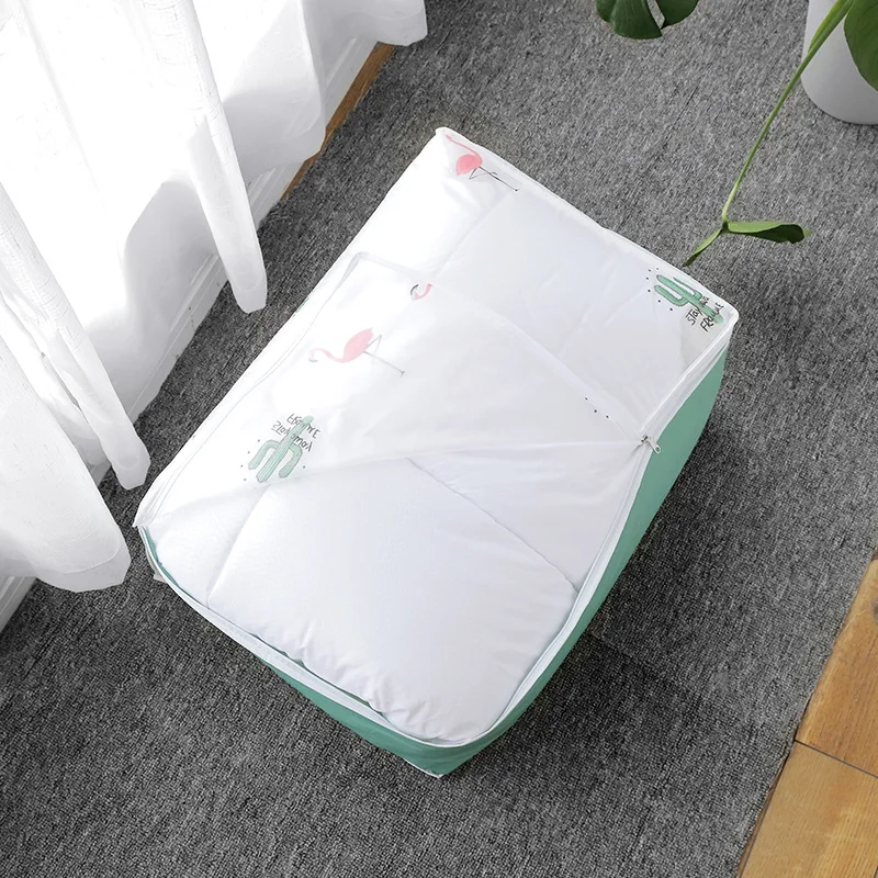 

LIGO Blanket Storage Bag Moisture-Proof-Clothes of Organizing Bag Charge Quilt Home Moving Packaged Large Bag Clothes Household