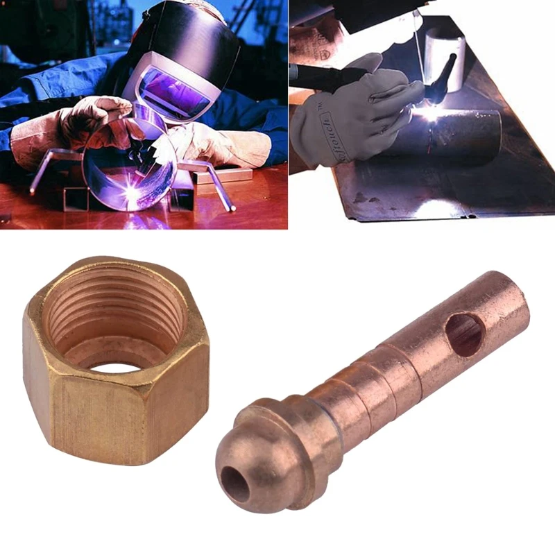 

Copper M16x1.5 TIG Welding Plasma Cutting Torch Cable Connector Gas Electric WP-25