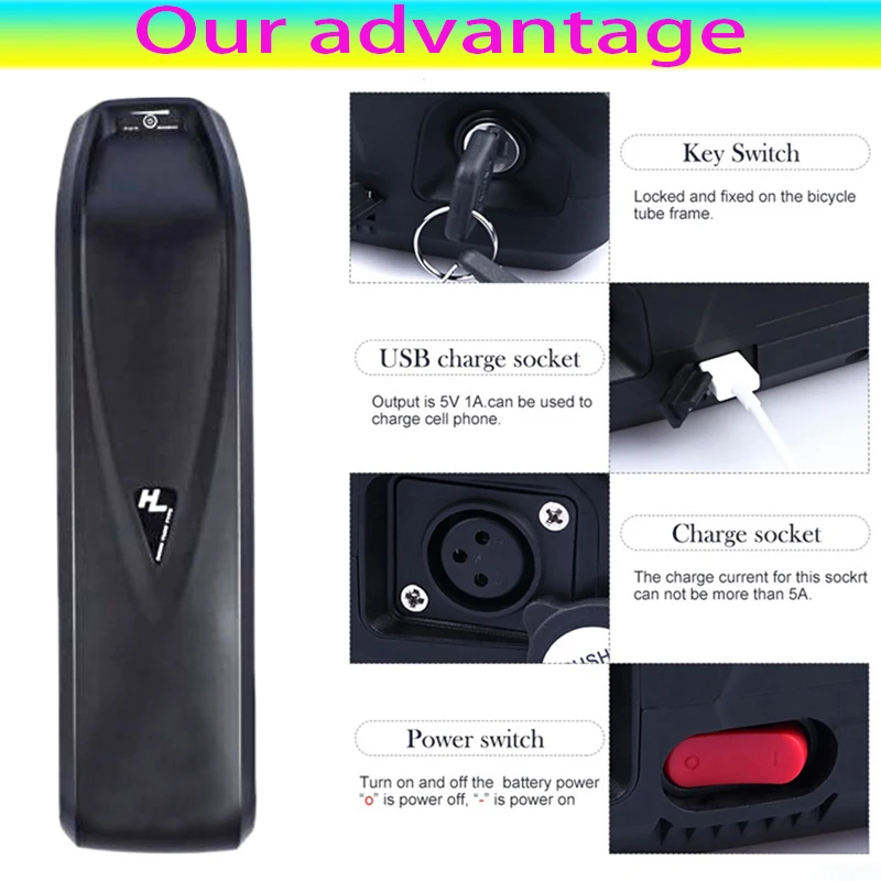 

2021 New 18650 Electric Bicycle Hailong Battery 36V / 48V / 52V USB 18650 BBS02 BBS03 BBSHD 17Ah 20ah 30Ah 500W 750W 1000W 1500W