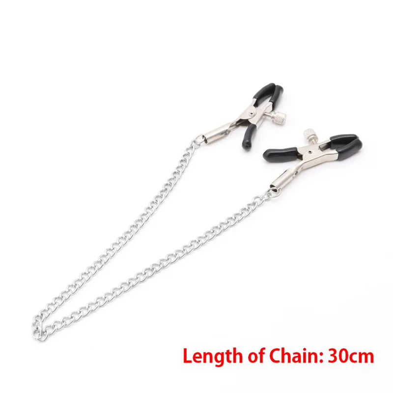 Металлический ниппель зажимы с 30 см цепи соски взрослые игры секс игрушки для