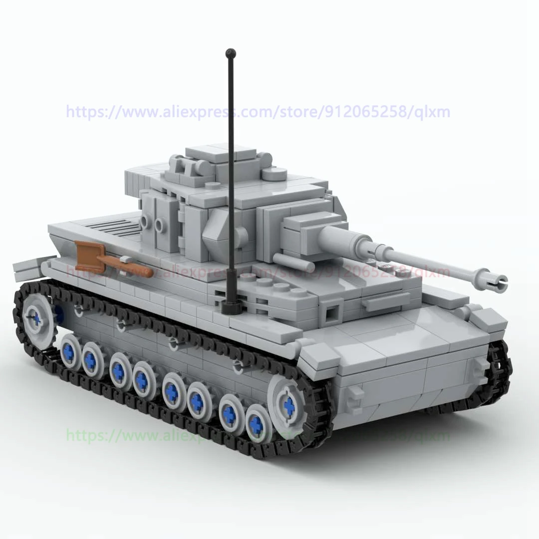 

608 шт., Детский конструктор «Panzer IV ausf»