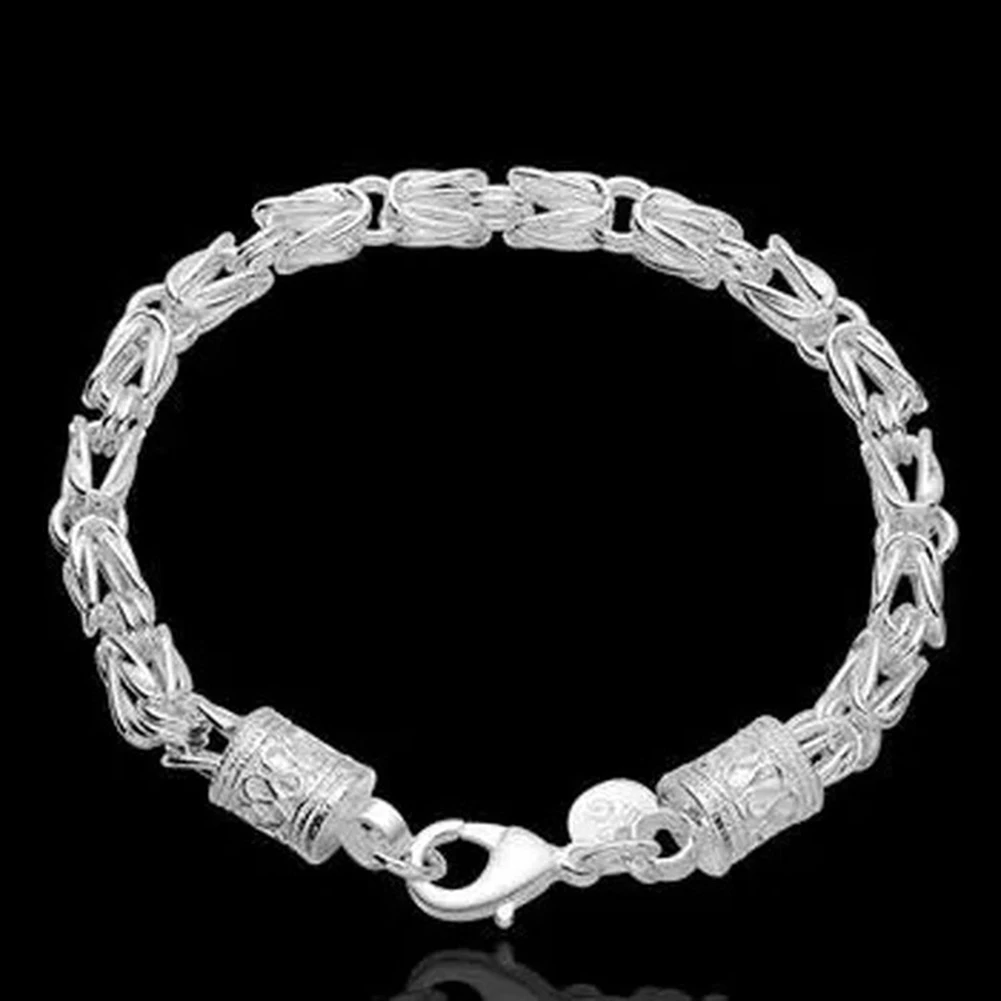 

Fashion 2Pcs/Set Men Women Twisted Chain Link Necklace Bracelet Jewelry Set Gift friendship bracelets Necklace
