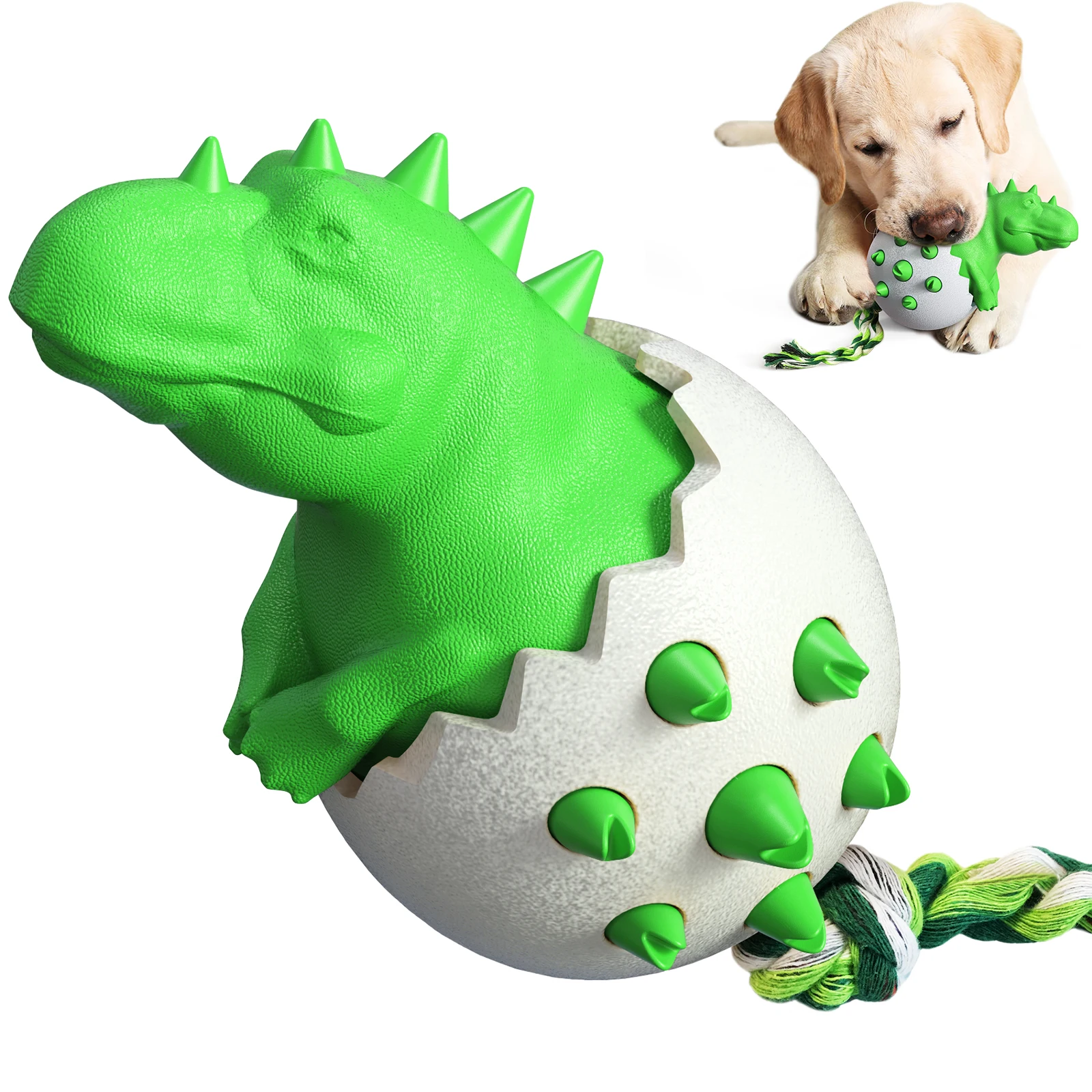 Новинка 2021 года, игрушка для собак в виде Яйца динозавра, молярная палочка, устойчивая к жеванию зубная щетка для собак, игрушка для собак