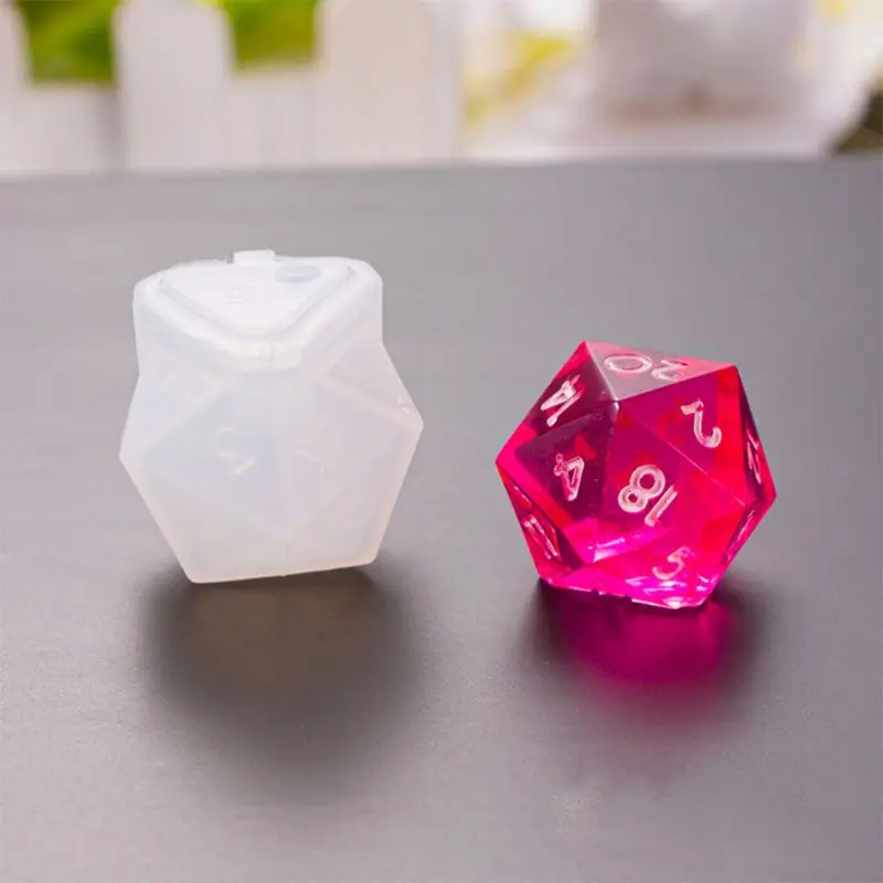 

Shapes Dice Fillet Square Triangle Dice Mold Dice Digital Game Silicone Mould