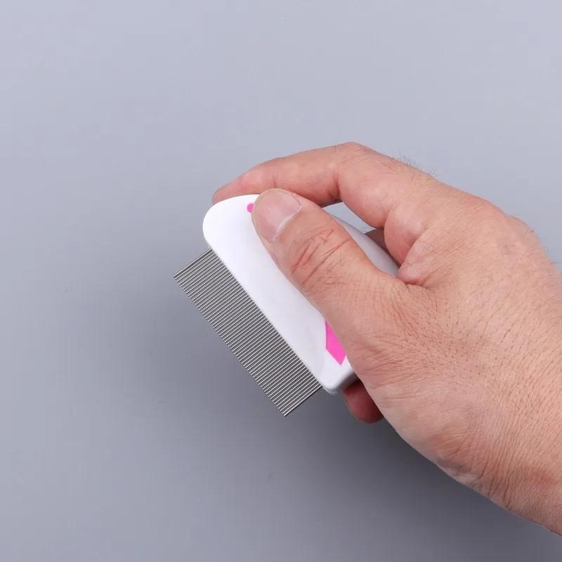 Расческа прямая из нержавеющей стали для домашних животных гребень удаления