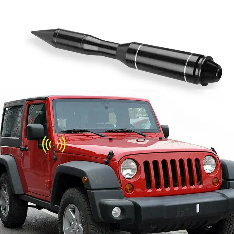 

Auto Antenna Antenna Bullet Fits For Jeep Wrangler JK JKU JL TJ Mast Brand New