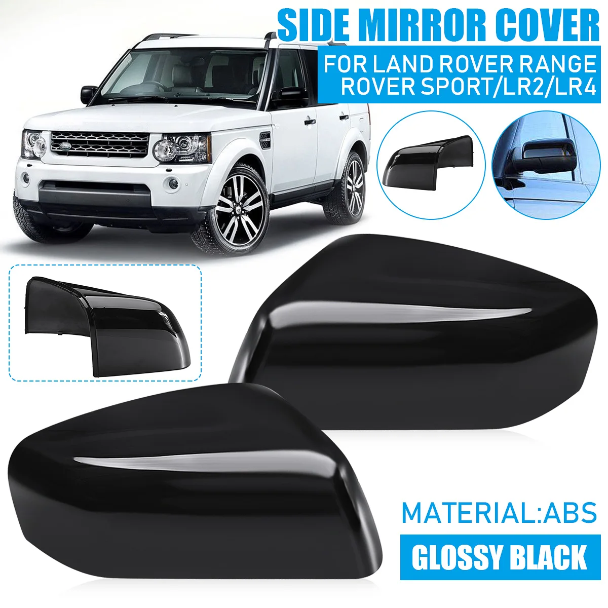Крышка бокового зеркала автомобиля для Land Rover/Range Rover Sport/Freelander 2/LR2/Discovery 4/LR4 2010 2014