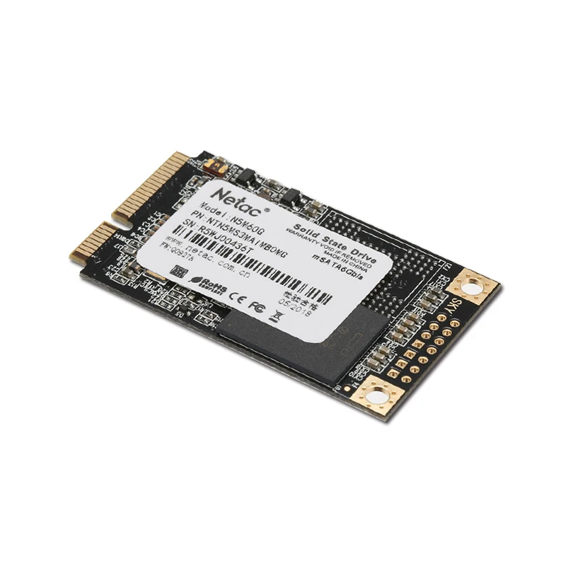 Netac 480 ГБ SSD mSATA 60 ГБ 120 ГБ 240 ГБ твердотельный накопитель TLC 6 ГБ/сек. для портативных ПК