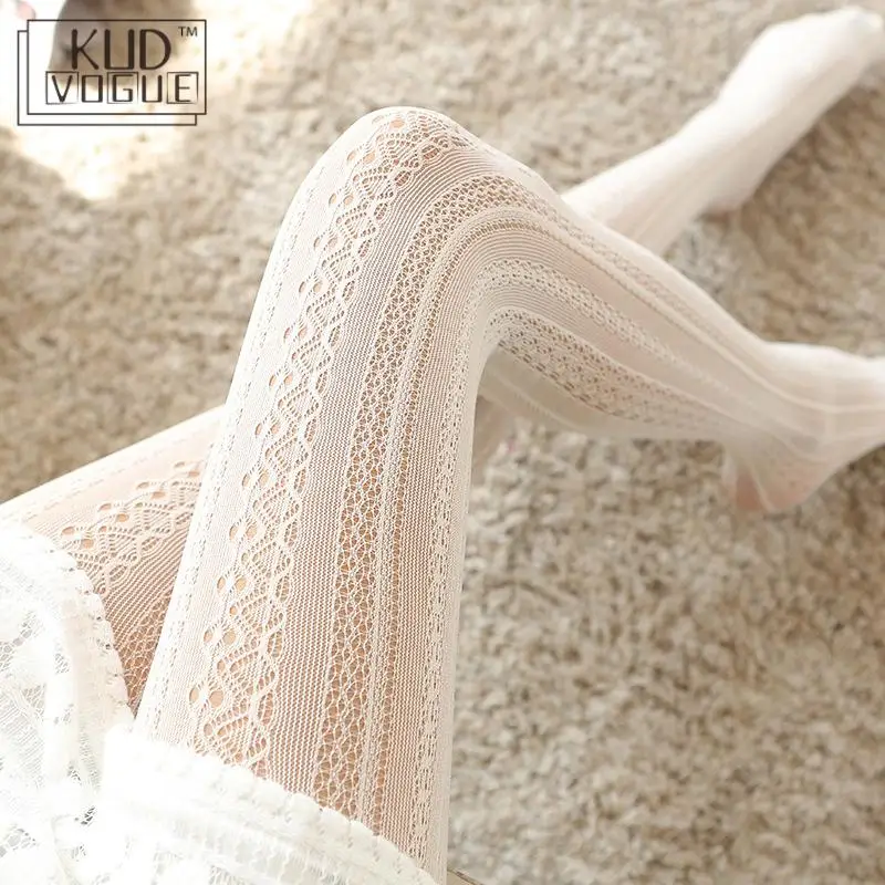 Женские колготки весенне-летние ажурные полосатые пикантные женские чулки