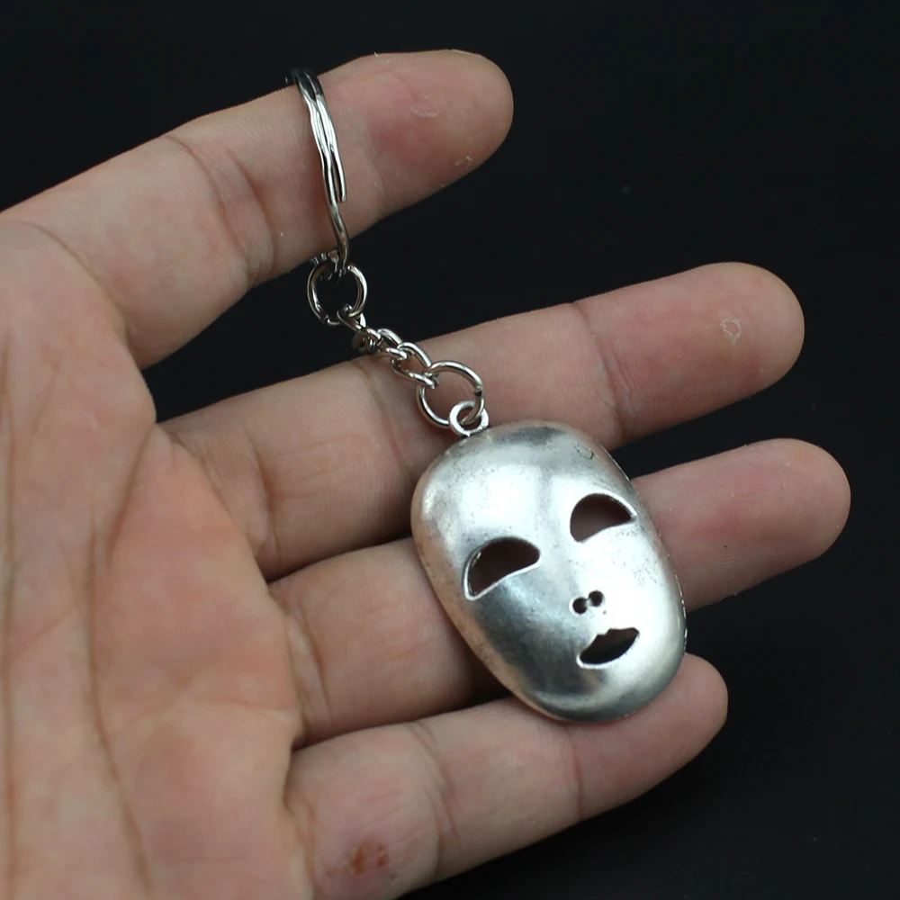 Hapiship новинка 2019 женская/Мужская мода Винтажный серебряный цветок череп маска