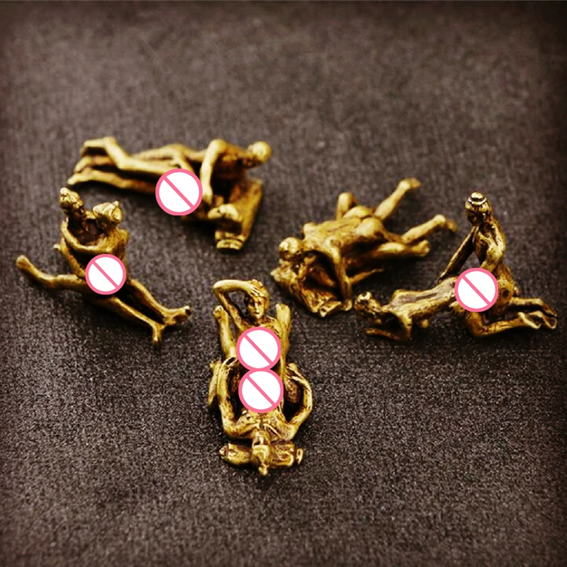 Мини Сексуальная Статуэтка любовный статус креативный латунный винтажный