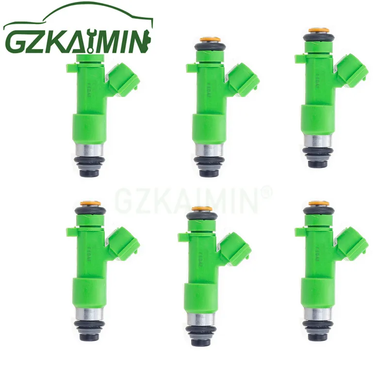 

Комплект (6) Высококачественный топливный инжектор 16600-JK20A 16600JK20A 195500-0940 для 07-11 для Nissan G35 3,5